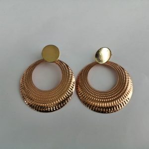 Round Gold Fashion Earring