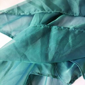 Turquoise Silk Scarf