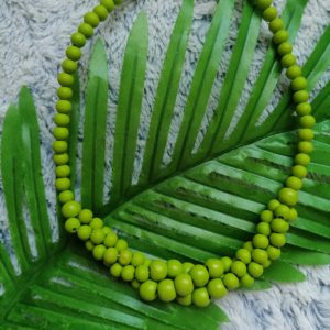 Beaded Statement Necklace – Green