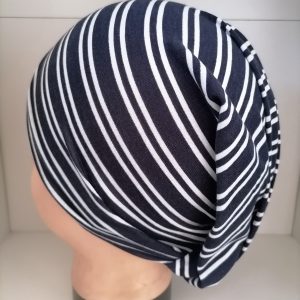 Navy Stripe Tube Cap / Buff