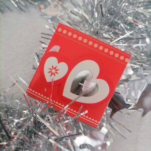 Stick On Gift Tag – Heart