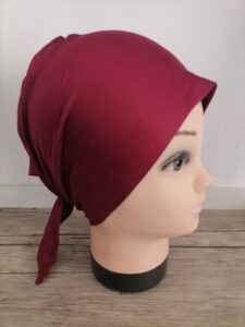 Tie Back Undercap - Maroon