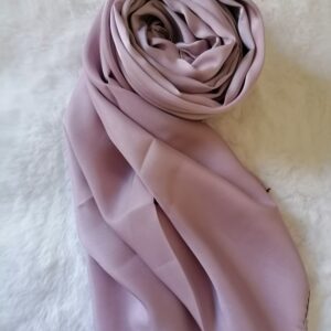 Long Satin Scarf – Mauve